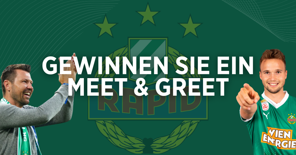 Gewinnen Sie ein Meet & Greet mit SK Rapid Stars